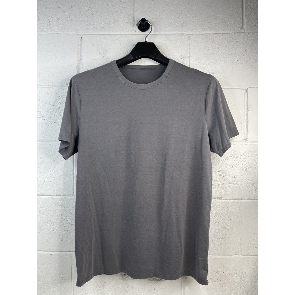 Lululemon Shirt Mens XLarge Gray Fundamental Crew Neck Short Sleeve Athletic Tee